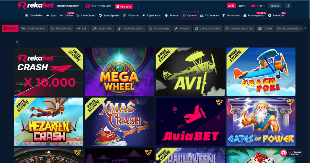 rekabet crash oyunları