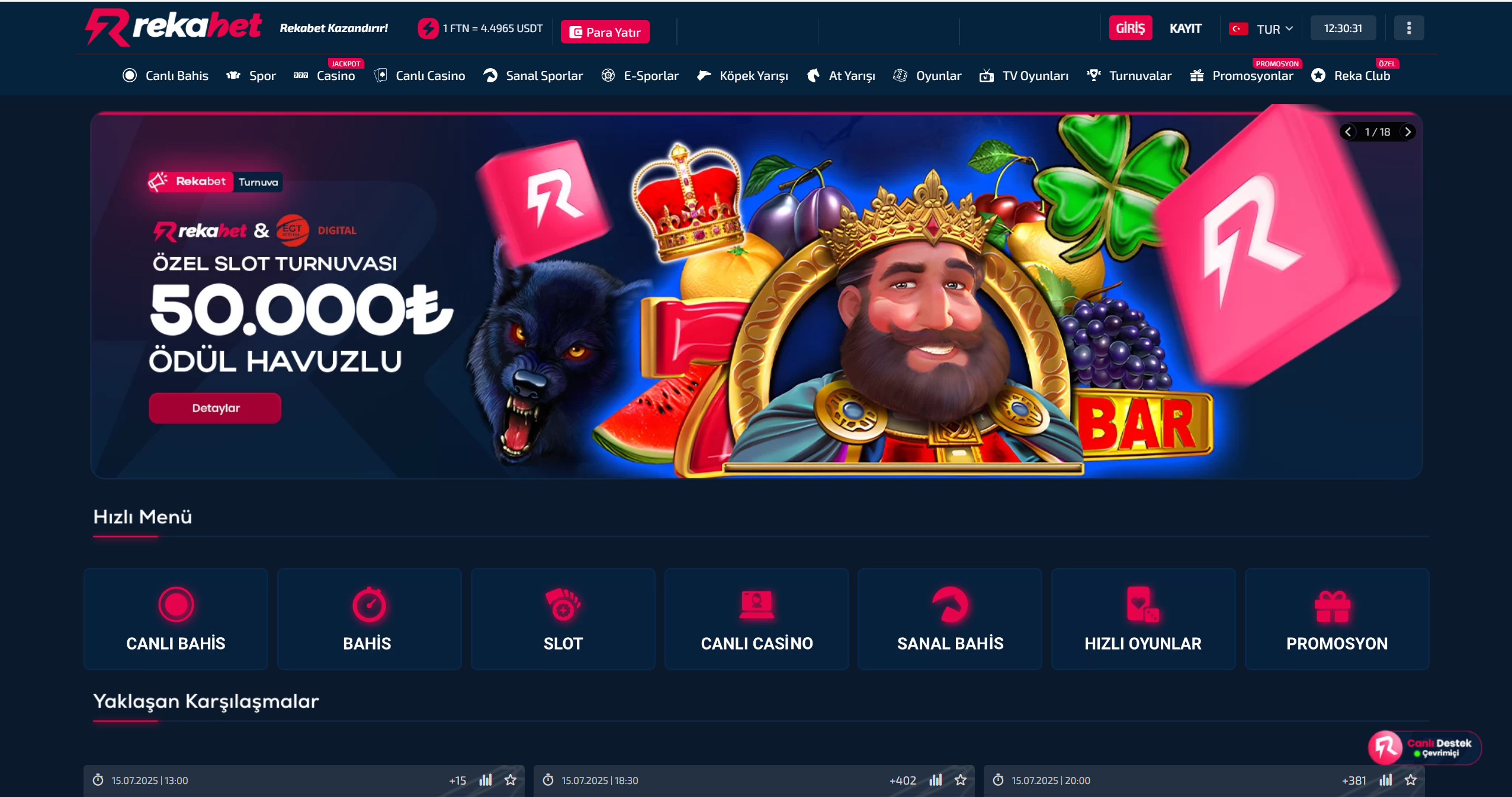 Rekabet güncel giriş adresi üzerinden casino ve bahis oyunlarına güvenilir giriş yap.